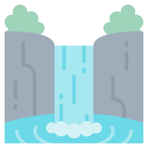 Waterfall - Free nature icons