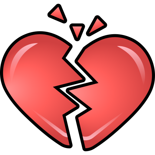 Heartbreak Generic gradient lineal-color icon