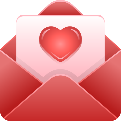 carta de amor icono gratis