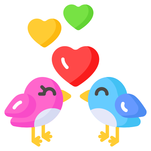 Love Birds Generic color fill icon