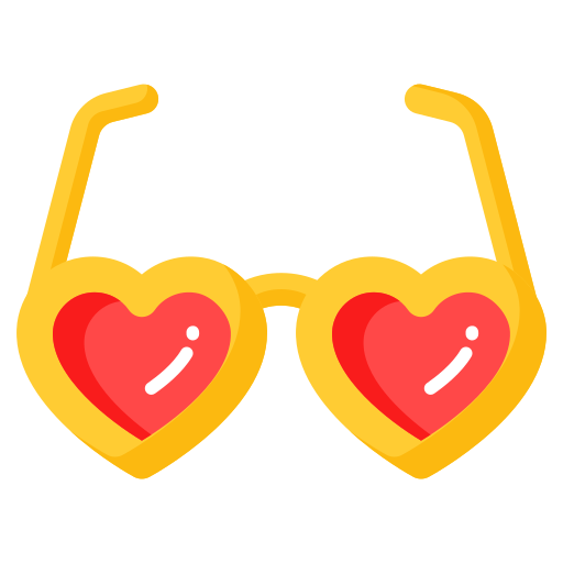 lunettes coeur Icône gratuit lunettes coeur Icône gratuit