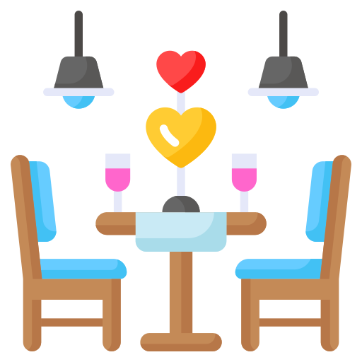 Dinner table free icon
