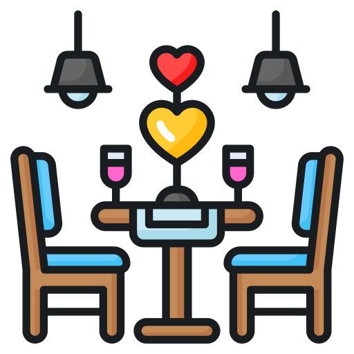 Dinner table free icon