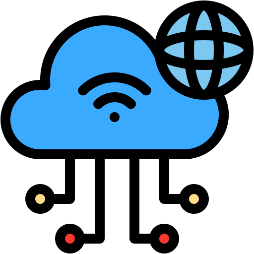 servidor en la nube icono gratis