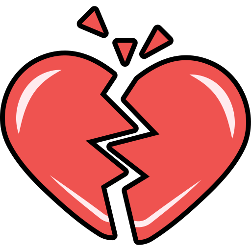 Heartbreak Generic color lineal-color icon