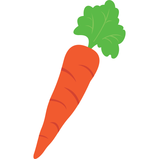 Carrot Generic color fill icon