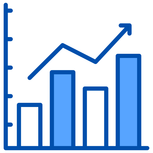 gráfico de barras icono gratis