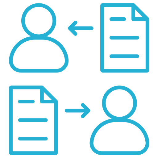 File sharing Generic color outline icon