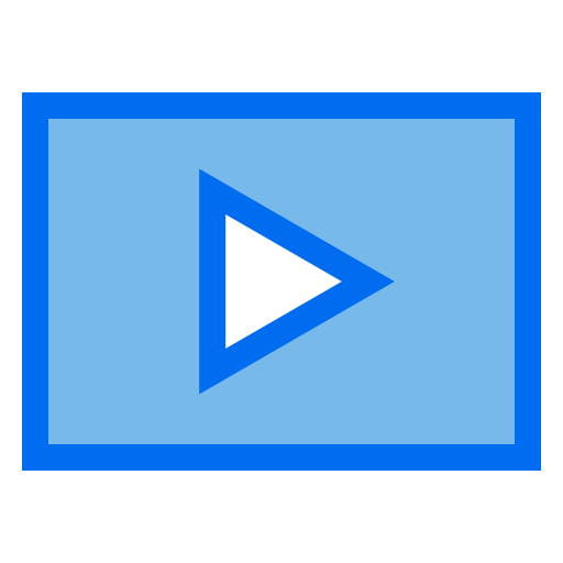 reproductor de video icono gratis