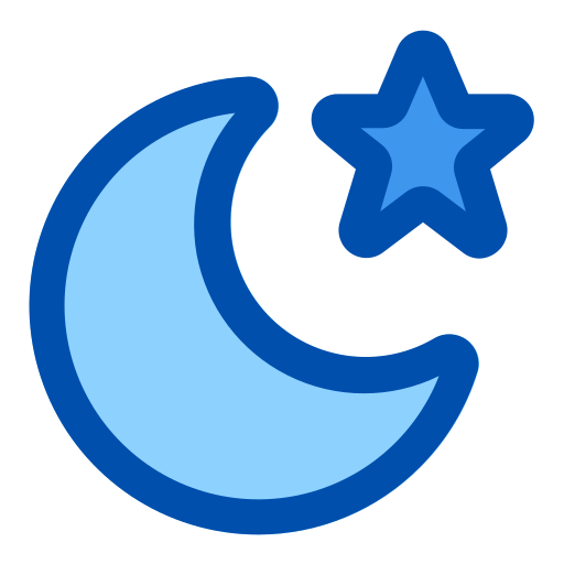 Ramadan Generic Blue Icon