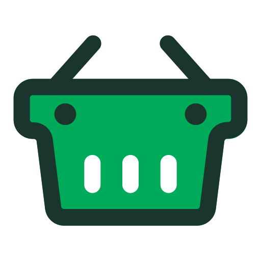 cesta de compras grátis ícone