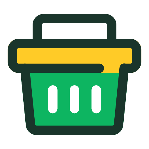cesta de compras grátis ícone