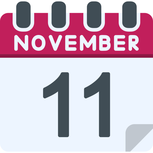 November Generic Color Fill Icon