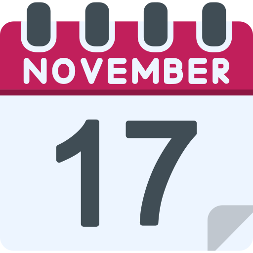 November Generic color fill icon