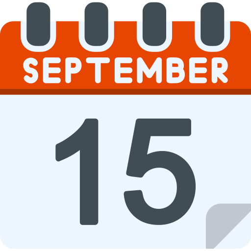 September Generic color fill icon