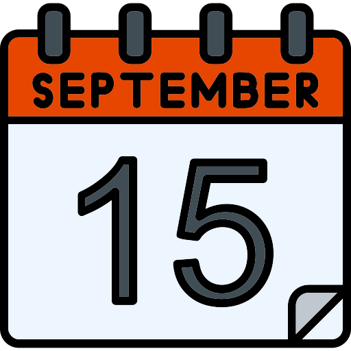 septiembre icono gratis