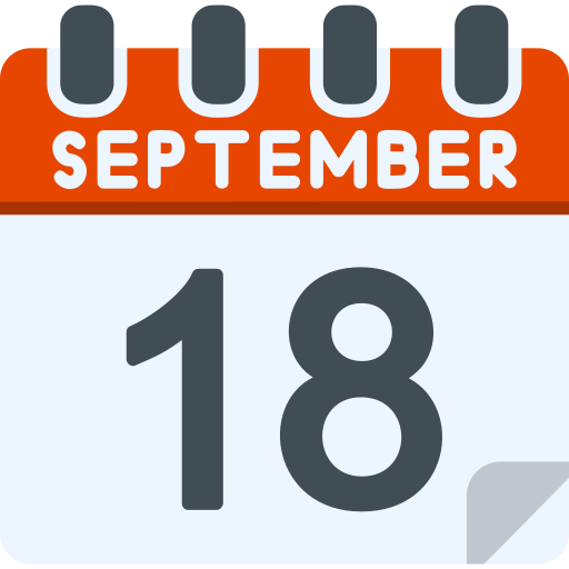 septiembre icono gratis