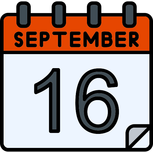 septiembre icono gratis