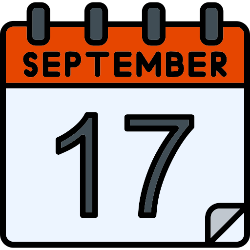 septiembre icono gratis