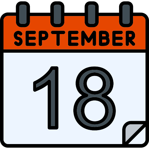 septiembre icono gratis