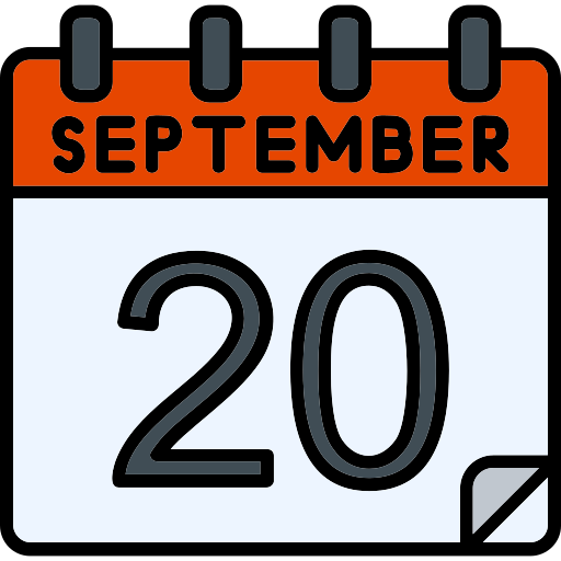 septiembre icono gratis