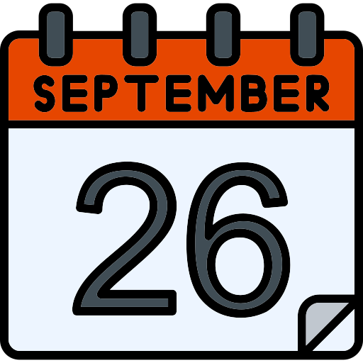 septiembre icono gratis