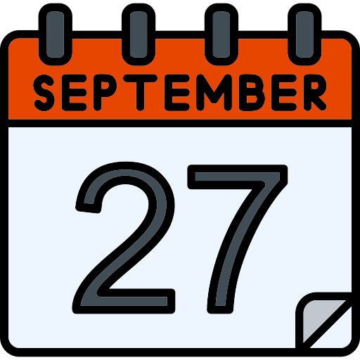 septiembre icono gratis