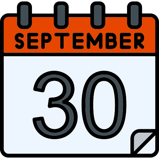 septiembre icono gratis