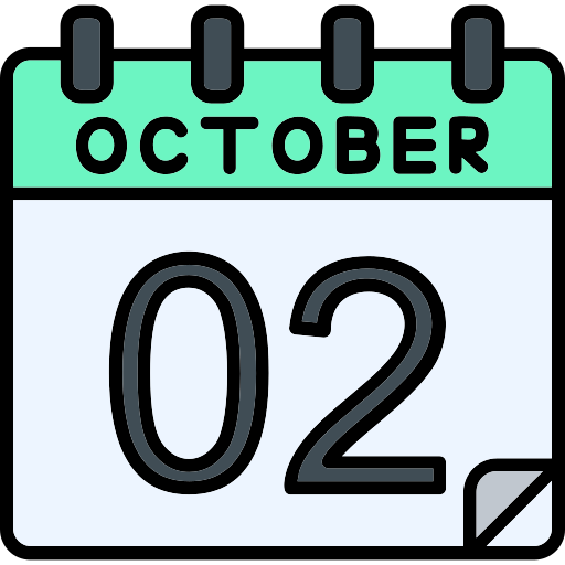 octubre icono gratis