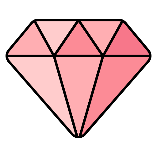 Diamonds Generic color lineal-color icon