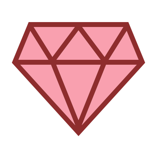 Diamond Generic color lineal-color icon