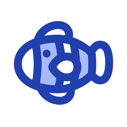 Clown fish free icon