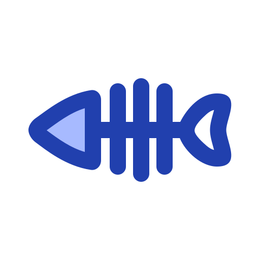 Fish skeleton free icon Fish skeleton free icon