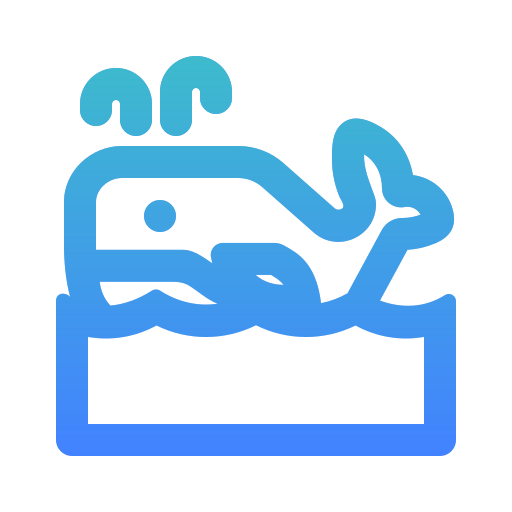 Whale free icon