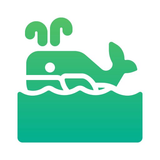 Whale free icon