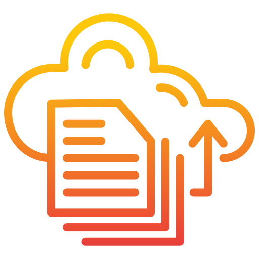 almacenamiento en la nube icono gratis