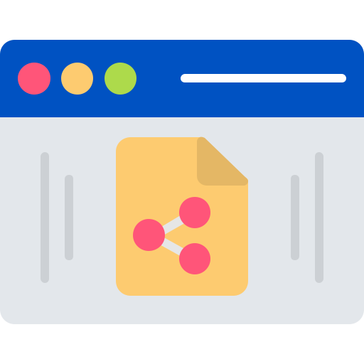 compartición de archivos icono gratis
