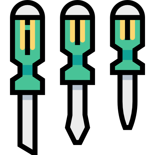 Screwdriver Meticulous Lineal Color icon