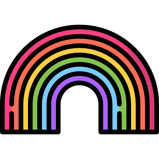 arco iris icono gratis