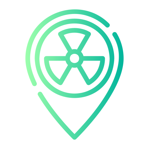 radioactif Icône gratuit