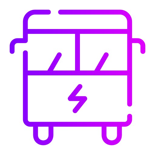 Ônibus elétrico grátis ícone Ônibus elétrico grátis ícone