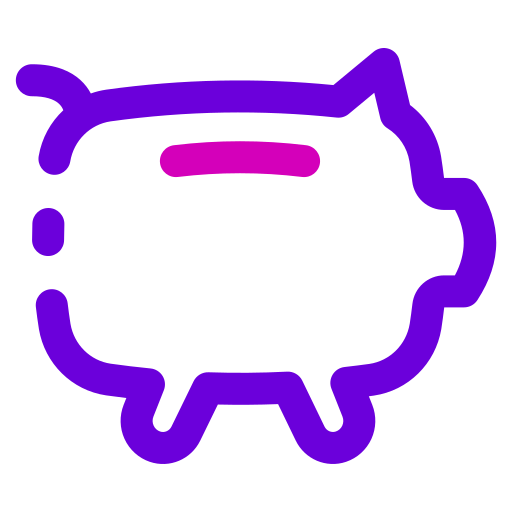Piggy bank free icon