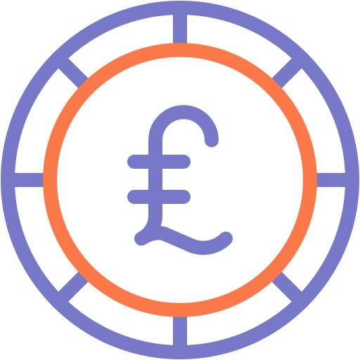 libra esterlina icono gratis