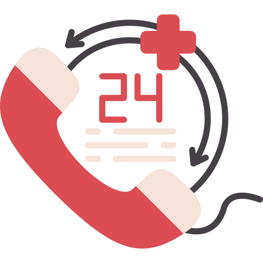 llamada de emergencia icono gratis