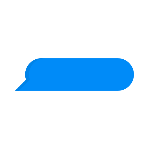 Speech bubble Generic color fill icon