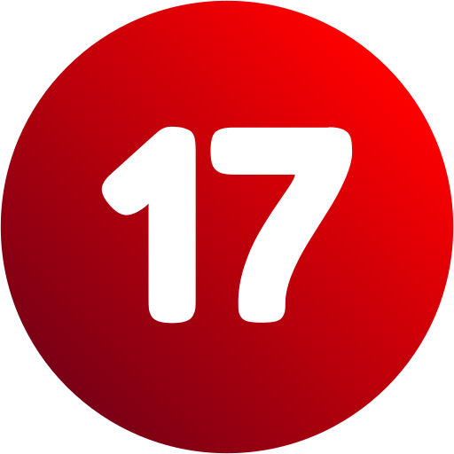 red number 17