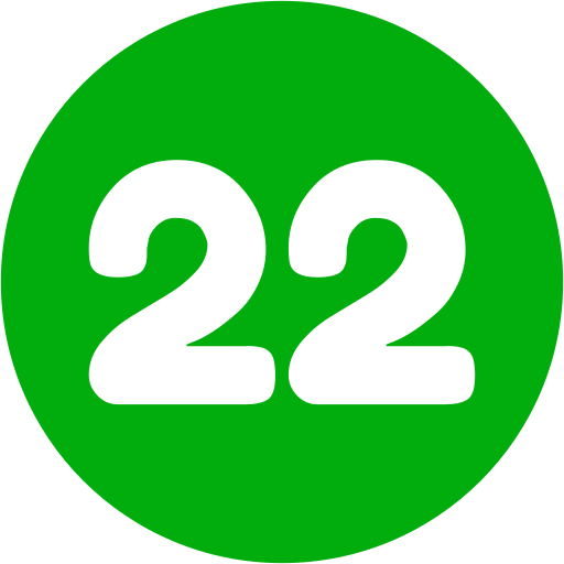 number-22-generic-color-fill-icon