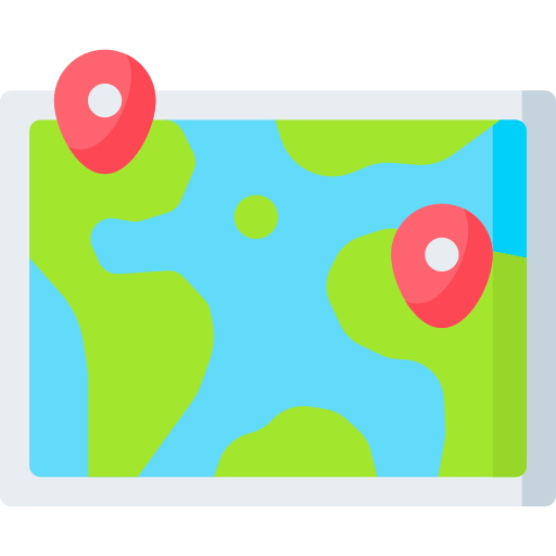 world map flat icon