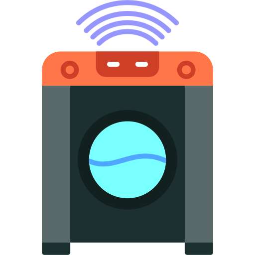 lavadora inteligente icono gratis