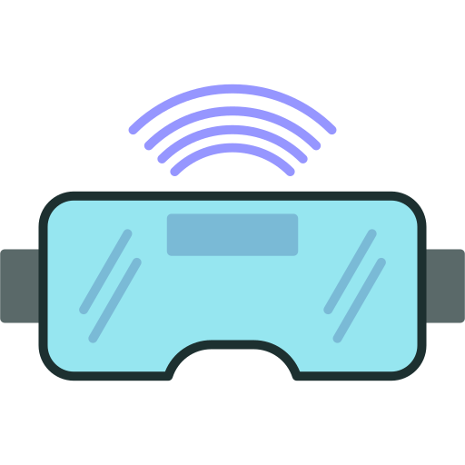 gafas de realidad virtual icono gratis
